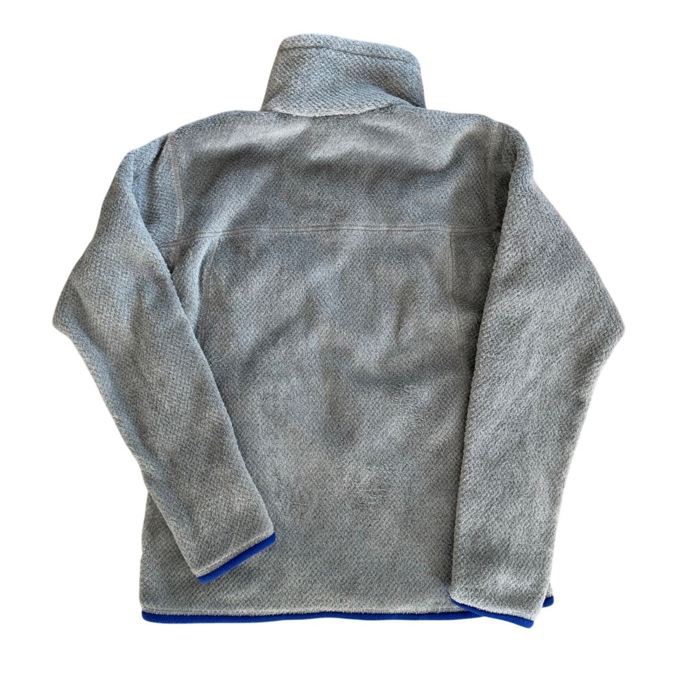 Patagonia Women's Medium Gray Fleece Snap-Neck Pullover Jacket Outdoor - Picture 3 of 9